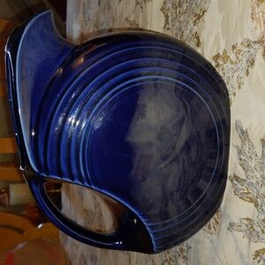 FIESTA LARGE DISK PITCHER Cobalt Blue FIESTAWARE 7.25" Discontinued Collectible